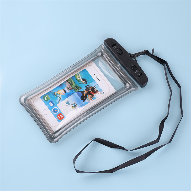 Universal Floating Airbag Waterproof Swimming Bag Cases Luminous Gadget Beach Pouch Swim Bags Cover For iPhone 16 16e 15 14 Plus 13 12 Pro Max 3.5-6 I