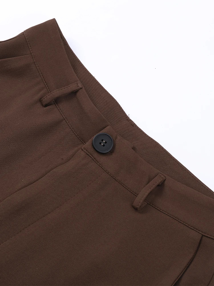 Casual Womens Trouser Set Single Button Jacket High Waist Wide Leg Pants Womens Set Spring/Summer 2-piece Set 250415