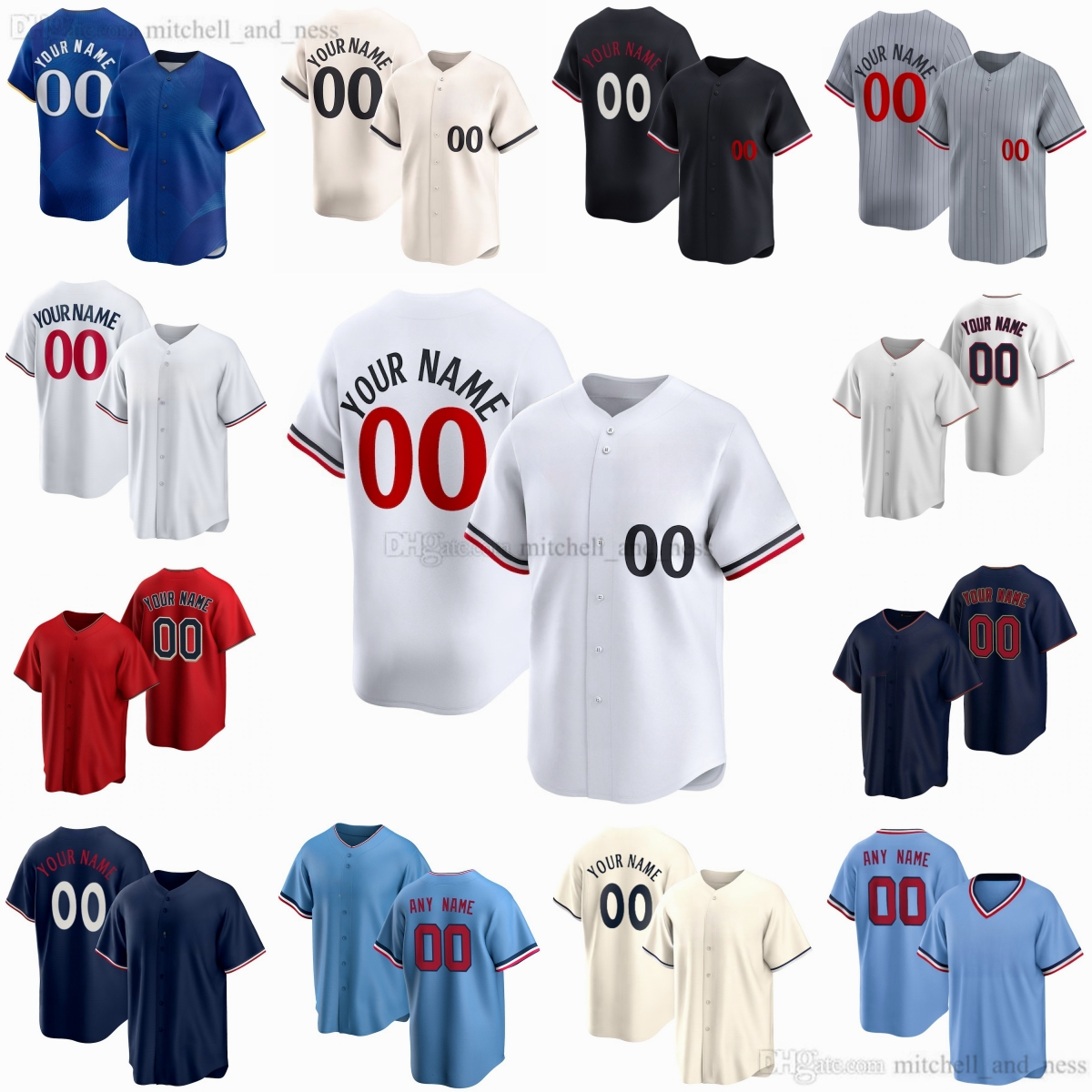 Custom XS-6XL Movie Baseball Correa Jersey Stitch Miranda Lewis Buxton Duran Kepler Jeffers Duffey Wallner Ortiz Ryan Jerseys Breathable Sport Shirts