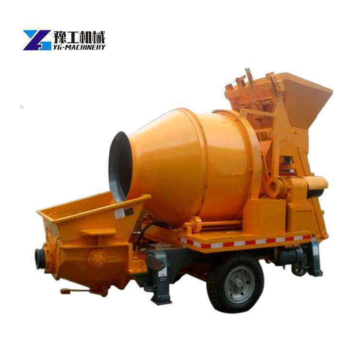 New Mixer Concrete Pump Trailer Concrete Mixer with Pump Portable Mini Concrete Pump Machine