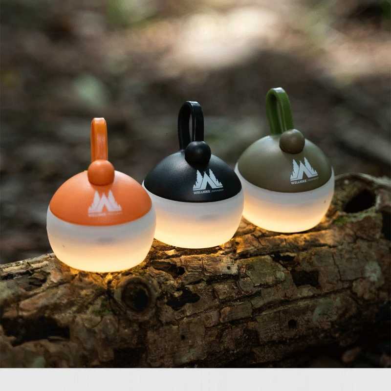 Camping Light Mini Retro Camping Lantern USB Rechargeable Night Light Battery Powered Tent Table Light for Camping M251115