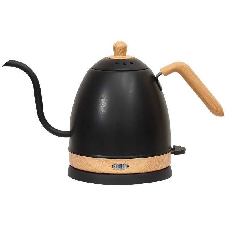 Kettle hand-brewed coffee pot food-grade stainless steel slender mouth electric kettle tea gooseneck pot new Y251114