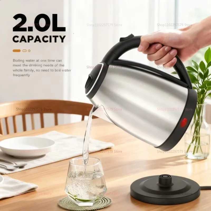 20L Electric Kettle Stainless Steel Portable Fast Boil Portable Large Capacity Water Practical Electric Kettle For Kitchen Y251114