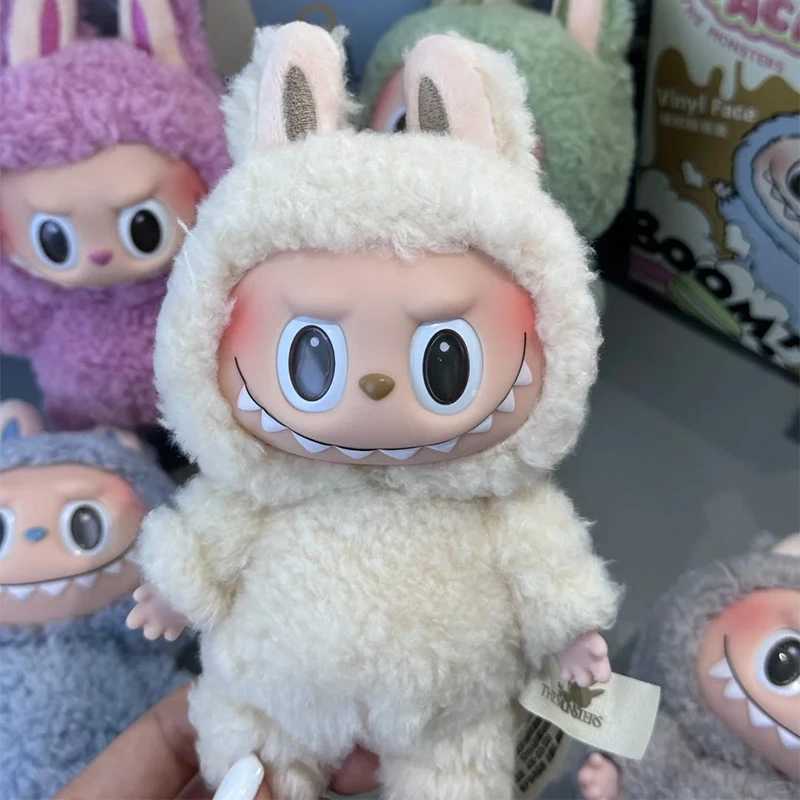 Authentic Labubu Heartbeat Macaron Face Series Mystery Box Trendy Play Kawaii Handmade Model Series Pendant Blind Box Gift X250415