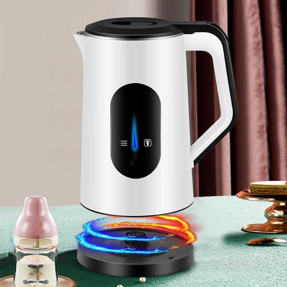 22L Stainless Steel Electric Digital Display Large Tea Kettle Auto-Shutoff Multifunctional Tea Pot for Making Tea and Coffee Y251114