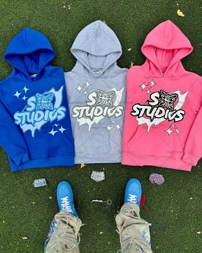 Street Punk Y2K Harajuku Hoodie European and American High Street Letter Print Clothing Fashion Trendy Zipper Sweatshirt 250409
