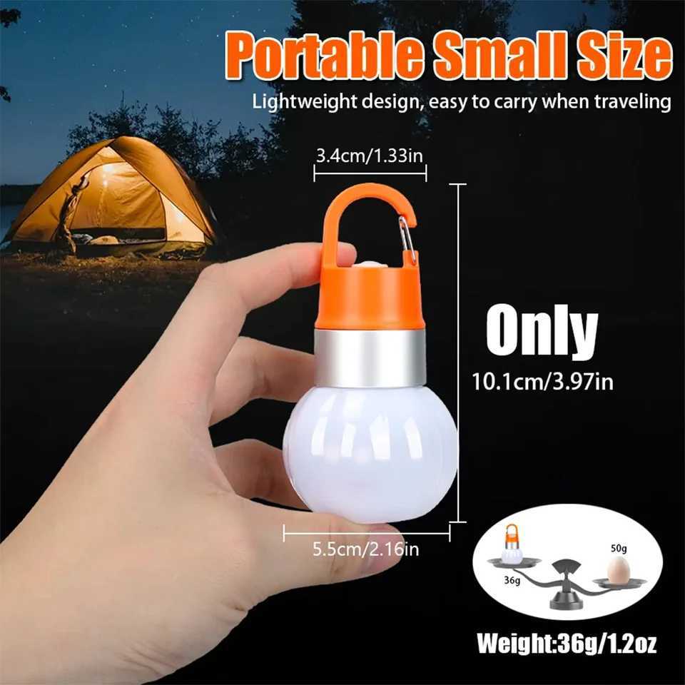 Rechargeable Led Camping Light Tent Lamp Outdoor Rainproof Hiking Backpacking Lights Waterproof Portable Flashlights Lantern Rgb M251115