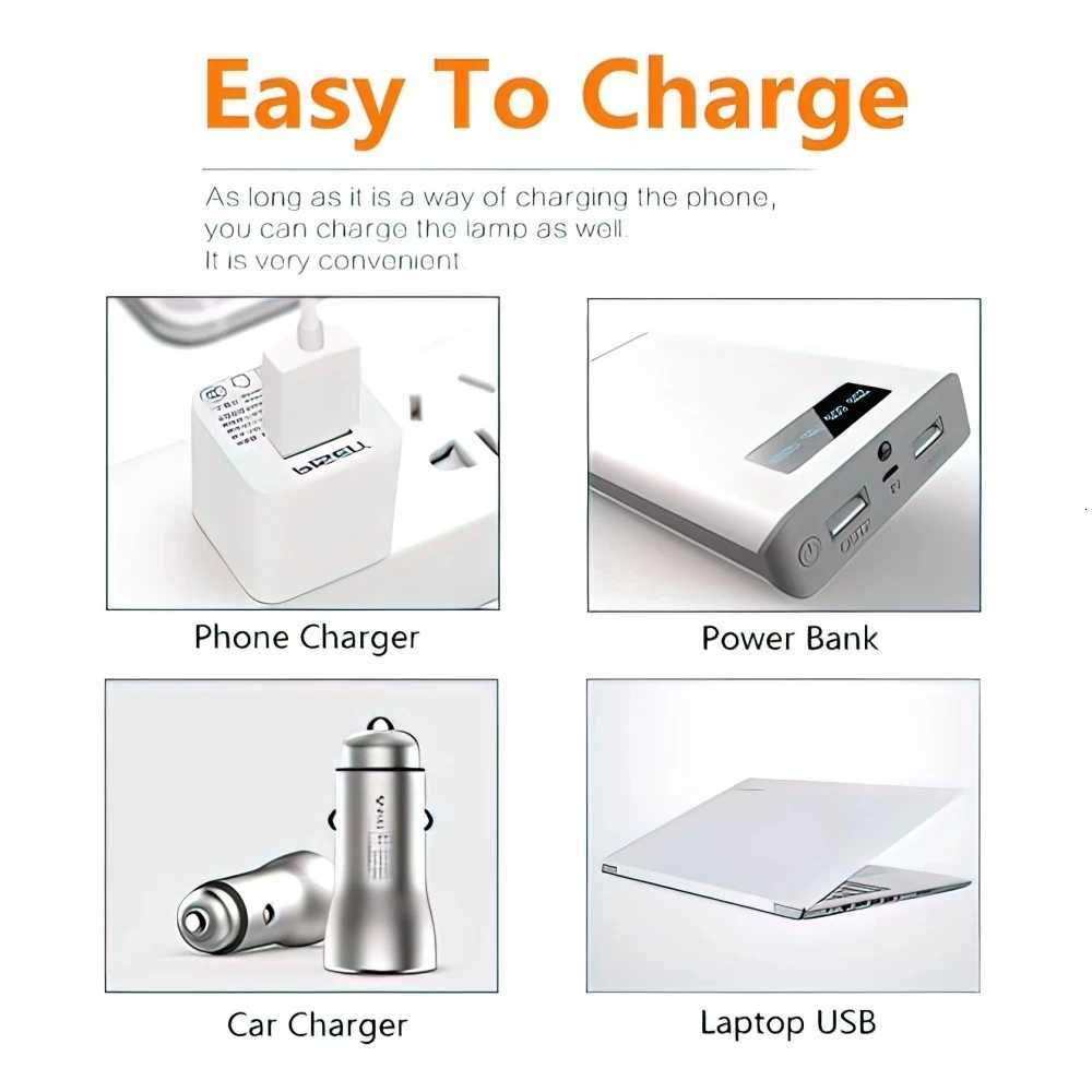 USB RechargeableEmergency Lights Led Outdoor Bulb Portable Tent Lamp Battery Lantern BBQ Camping Light for Patio Porch Garden M251115