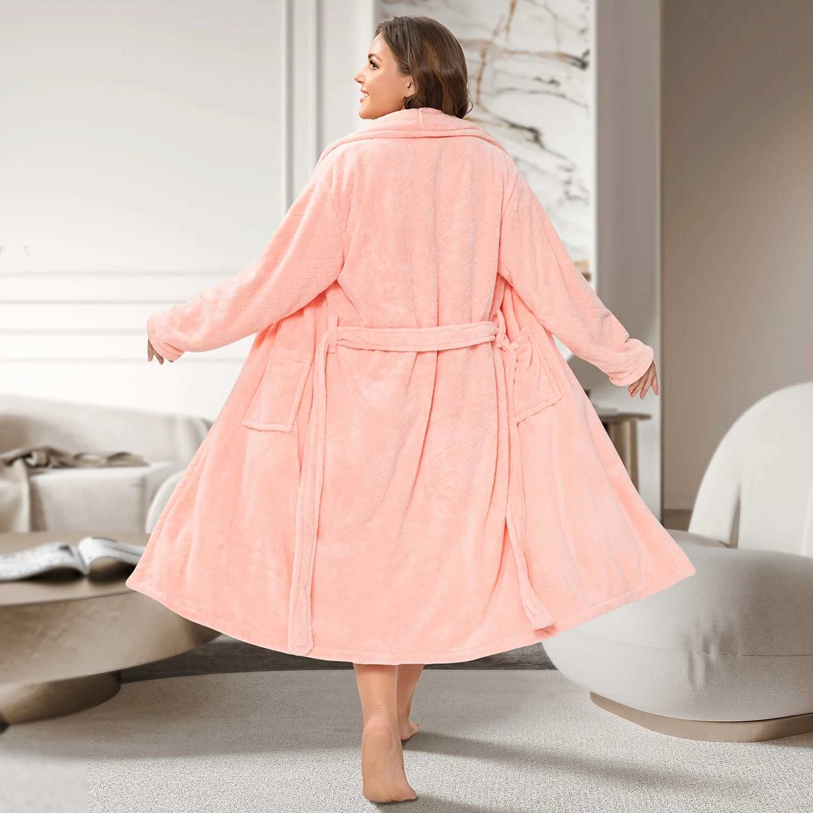 Womens bathrobes large coral fleece bathrobes super absorbent bath towels quick drying soft skin-friendly nightgowns C251115