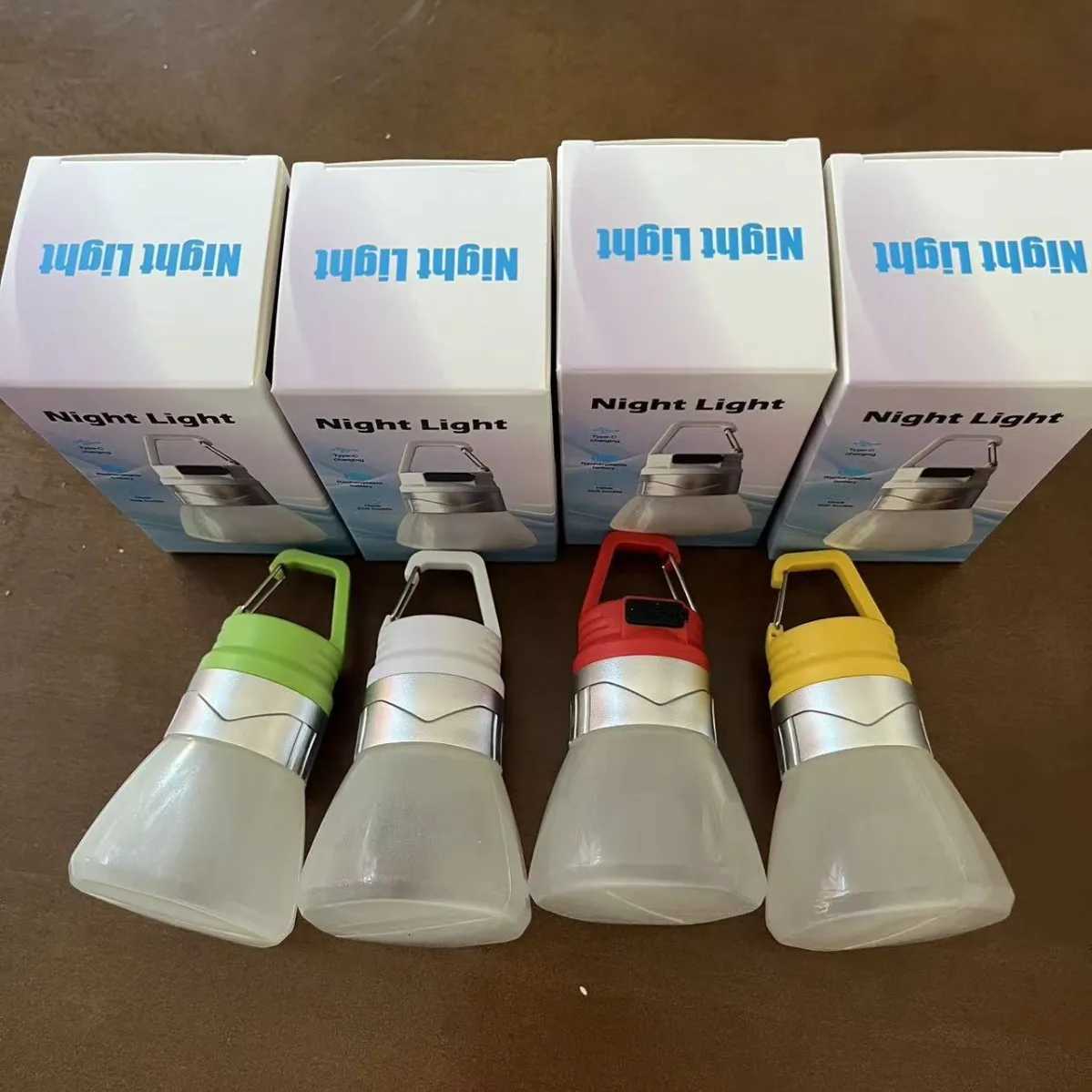 Portable Camping Lantern Outdoor Camping Water Bottle Light Hiking Multi Scene Atmosphere Hanging Spotlight Flashlight M251115