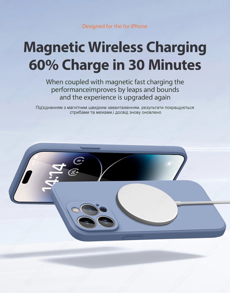 Luxury Liquid Silicone Phone Case For Magsafe Magnetic Charging Cover Protection Shell For iPhone 16 13 15 11 14 12 Pro Max Plus