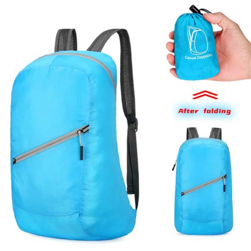 Portable Foldable Travel Backpack Light Sports Backpack Multifunctional Outdoor Mountaineering Bag Unisex Waterproof BackpackW251114