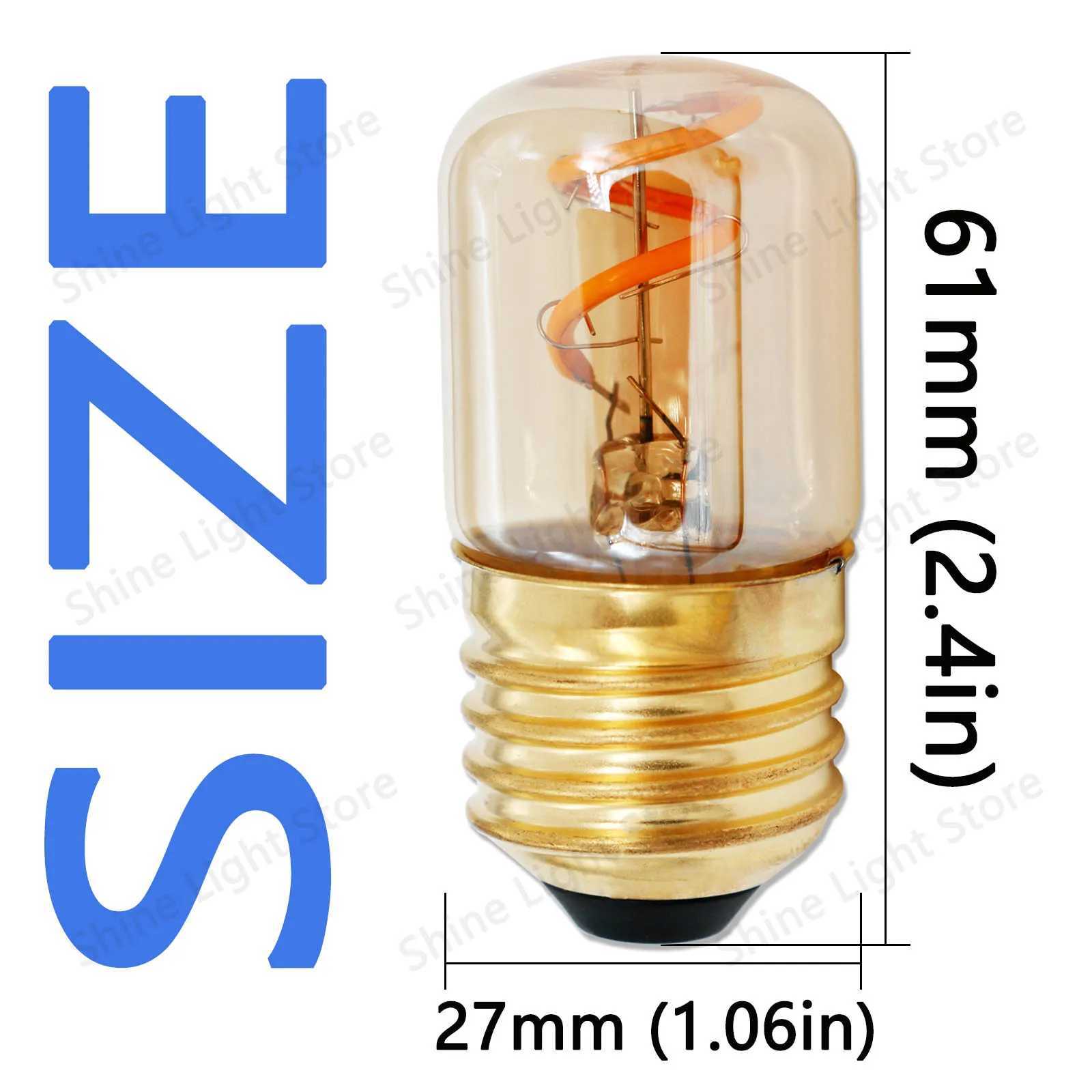 1W/15W LED Edison Bulb E27 Filament Lamp AC220V T28 Retro Bulb Tungsten Filament Bulb Restaurant Light 2200K Diode Accessories C251115