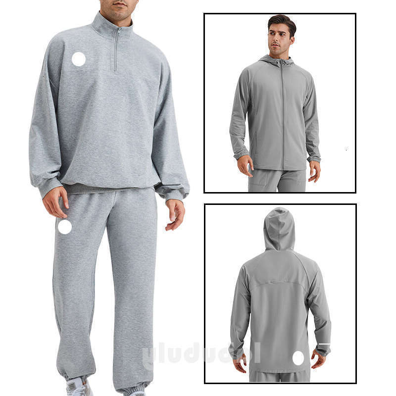 Men luluity lemoner Pants leggings men Sport Zipper Hooded Outdoor Mountaineering luluity lemoner jacket sweatshirt men Dry Fashion Trend Jacket Sportswear 11.13