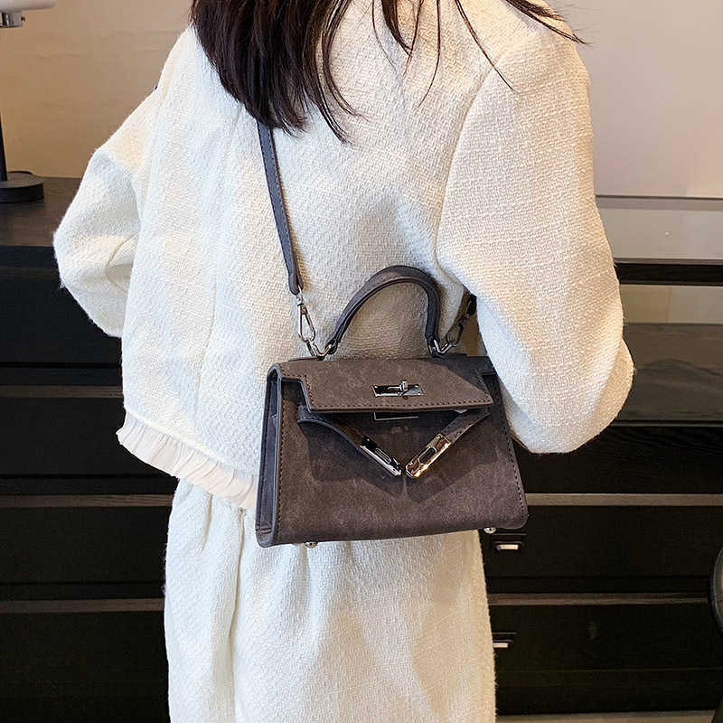 Fashionable Kelly for Women New Trendy and Stylish Western Style Handbag Commuter Texture Single Shoulder Crossbody Bag bigclothfgg22