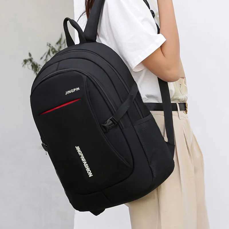 Mens and Womens Casual Canvas Briefcase - Simple Dual-Shoulder Bag - Korean Version - Laptop Travel BagW251114