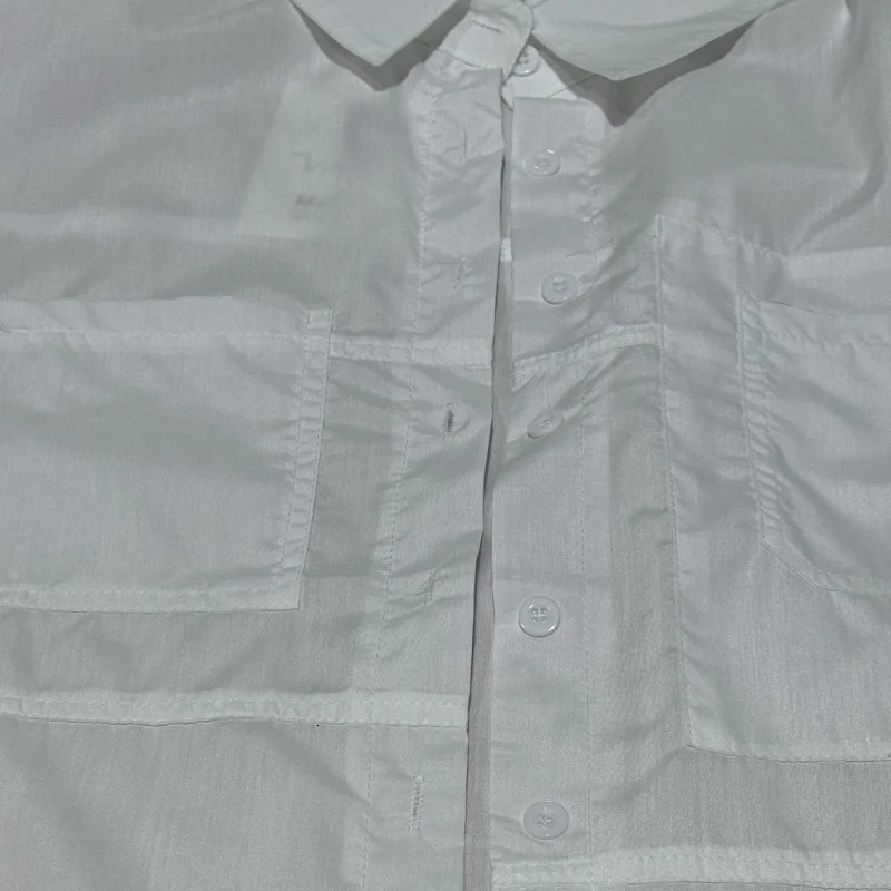 Cotton White Womens Shirt Loose Casual Blouses Office Lady Long Sleeve Elegant Tops Autumn Clothes 250415