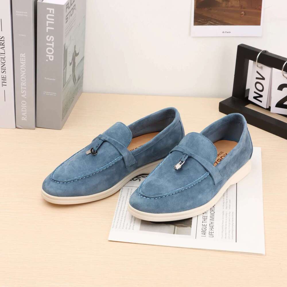 loafers designer walking shoes Heels Woman Other None Kid Suede Loafers Pumps Shoes Favourite