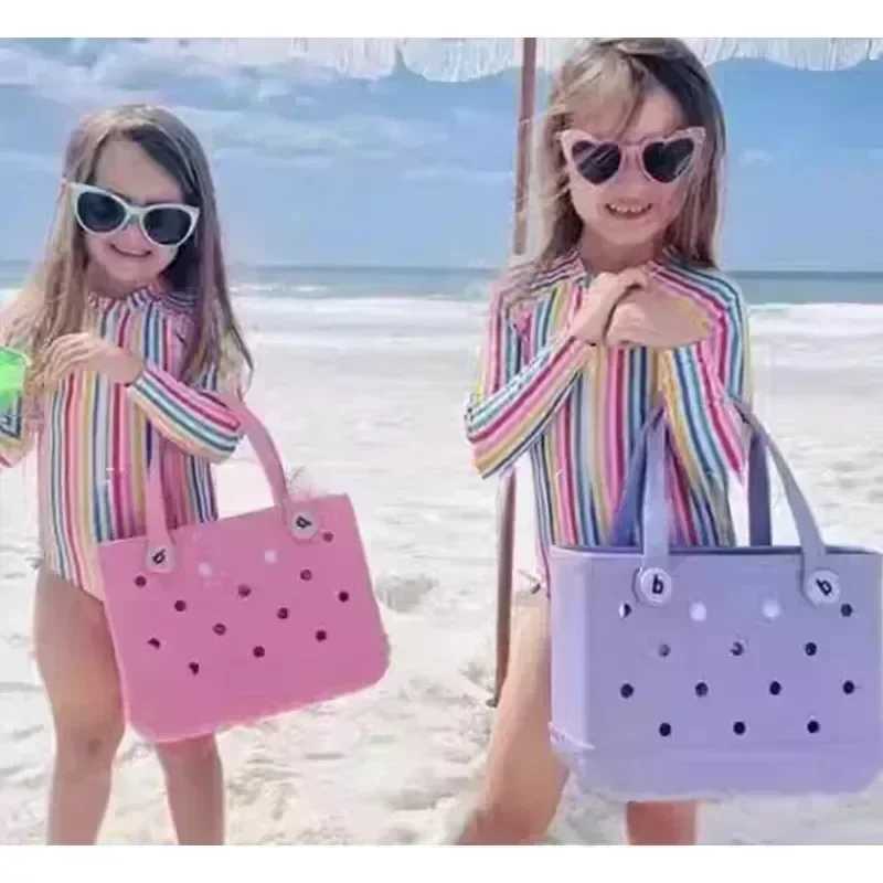 Cave Childrens Beach Storage Bag Handbag Printing Outdoor Basket Pet Storage Bag New Childrens Storage Bag EVA Material W250415
