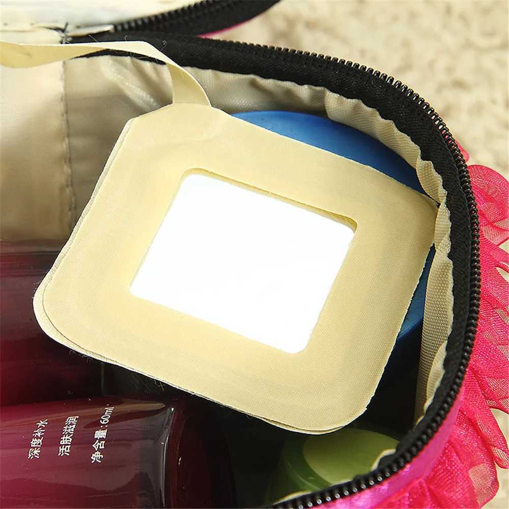 Compressible Makeup Bag Korean Versi with lace and Fiable Finishing Bag for Debris storage bagXJ250415