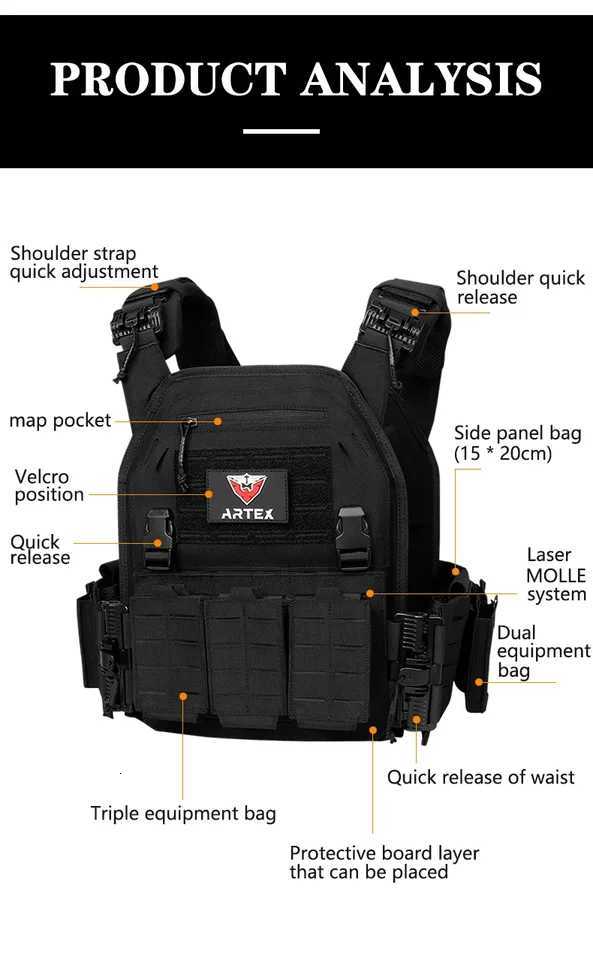 Ranger Green Plate Carrier Tactical Vest With Quick Release Security Molle Tactical Vest Bandolier Laser Cut Vest XJ250730XJ251114