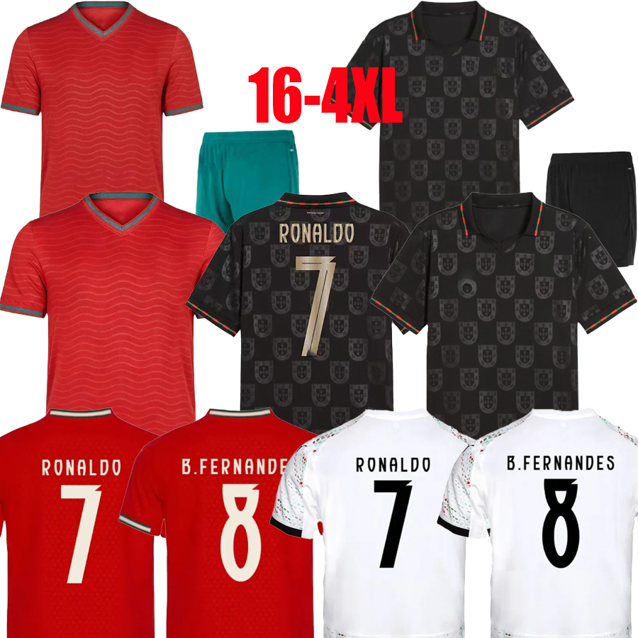 2026 Portuguese soccer jerseys RUBEN RONALDO PEPE Portugals 25 26 27 Portugiesea football shirt Men Kids kit sets