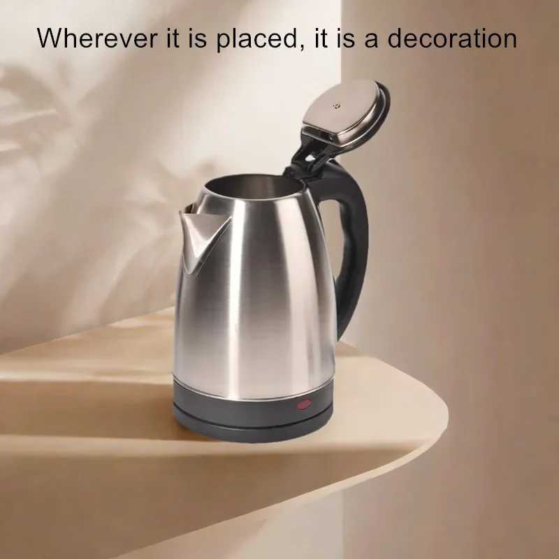 Stainless Steel Electric Kettle Base Separation Desion Rust-resistant Durable Rapid Heating Kettle for Home Office During Travel Y251114