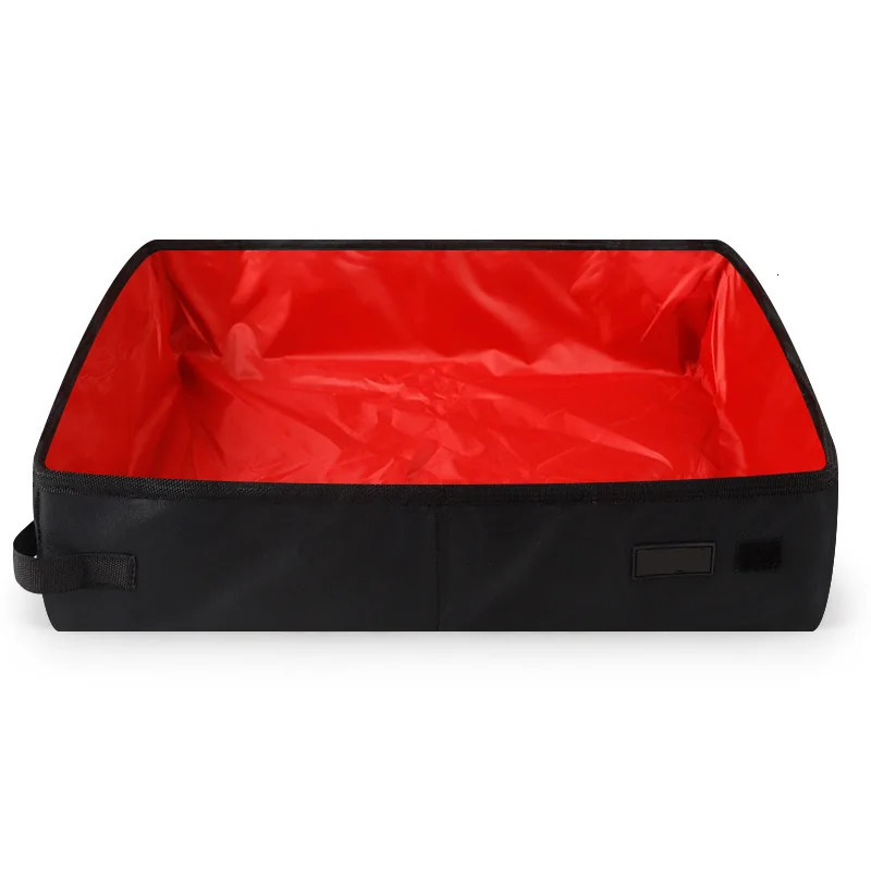 Fold Cat Litter Box Cat Portable Waterproof Outdoor Travel Pet Litter Box Dog Toilet Tray Folding Cat Litter Potty Pet Supplies 250414