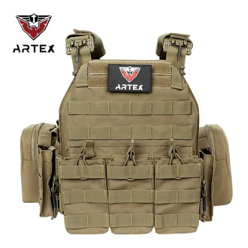 1000D Nylon fabric Quick release Airsoft Tactical hunting vest with triple magazine pouch tactical vest XJ250730XJ251114