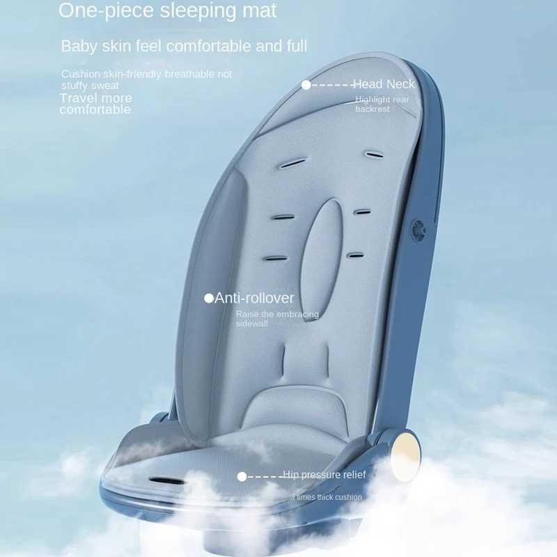 Childrens lightweight folding stroller with aluminum alloy frame 360 universal front wheel bi-directional swing seat newborn stroller X250415