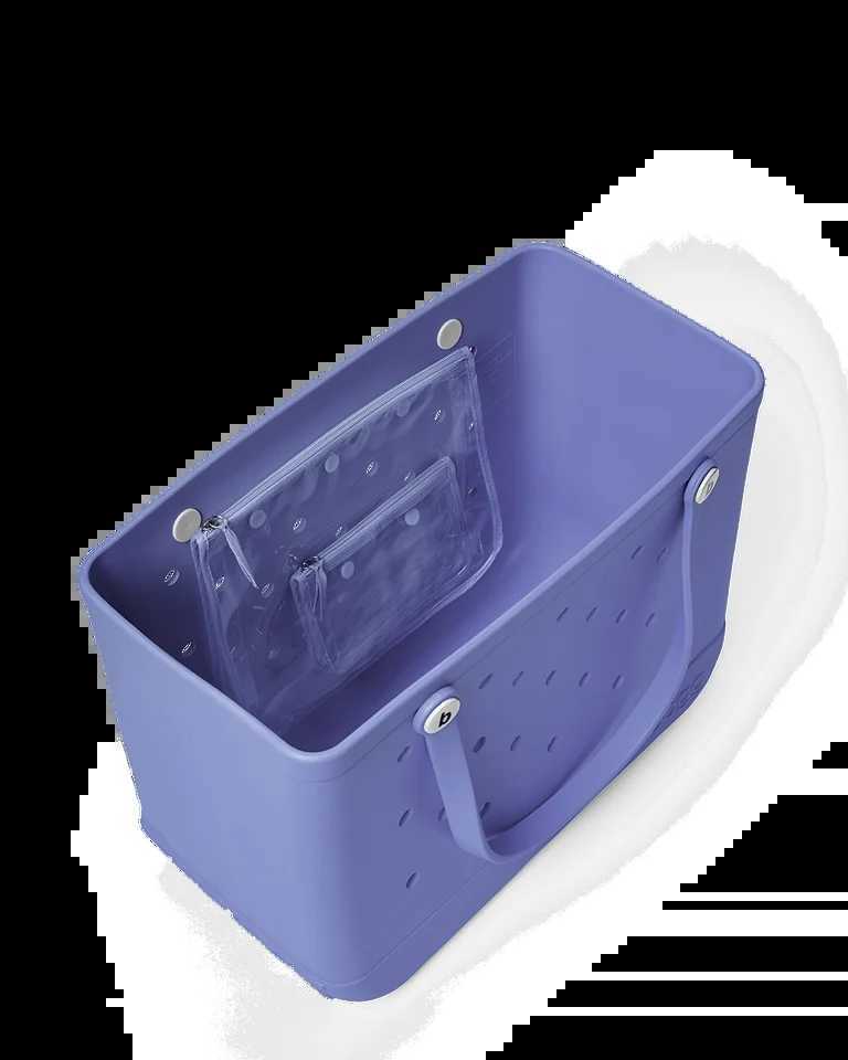 Original Borg bag beautiful as a Periwinkle large handbag for beach swimming pool and boat use lightweight waterproof washable durable and versatile W