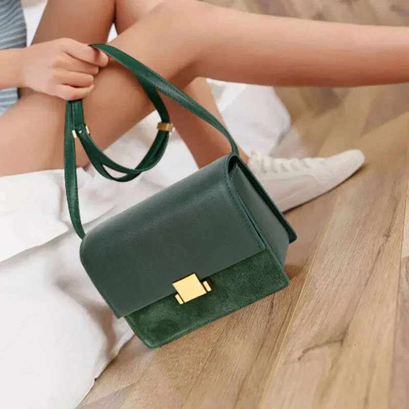 Women Messenger Bags High Quality Solid Color Patchwork Flap Handbags