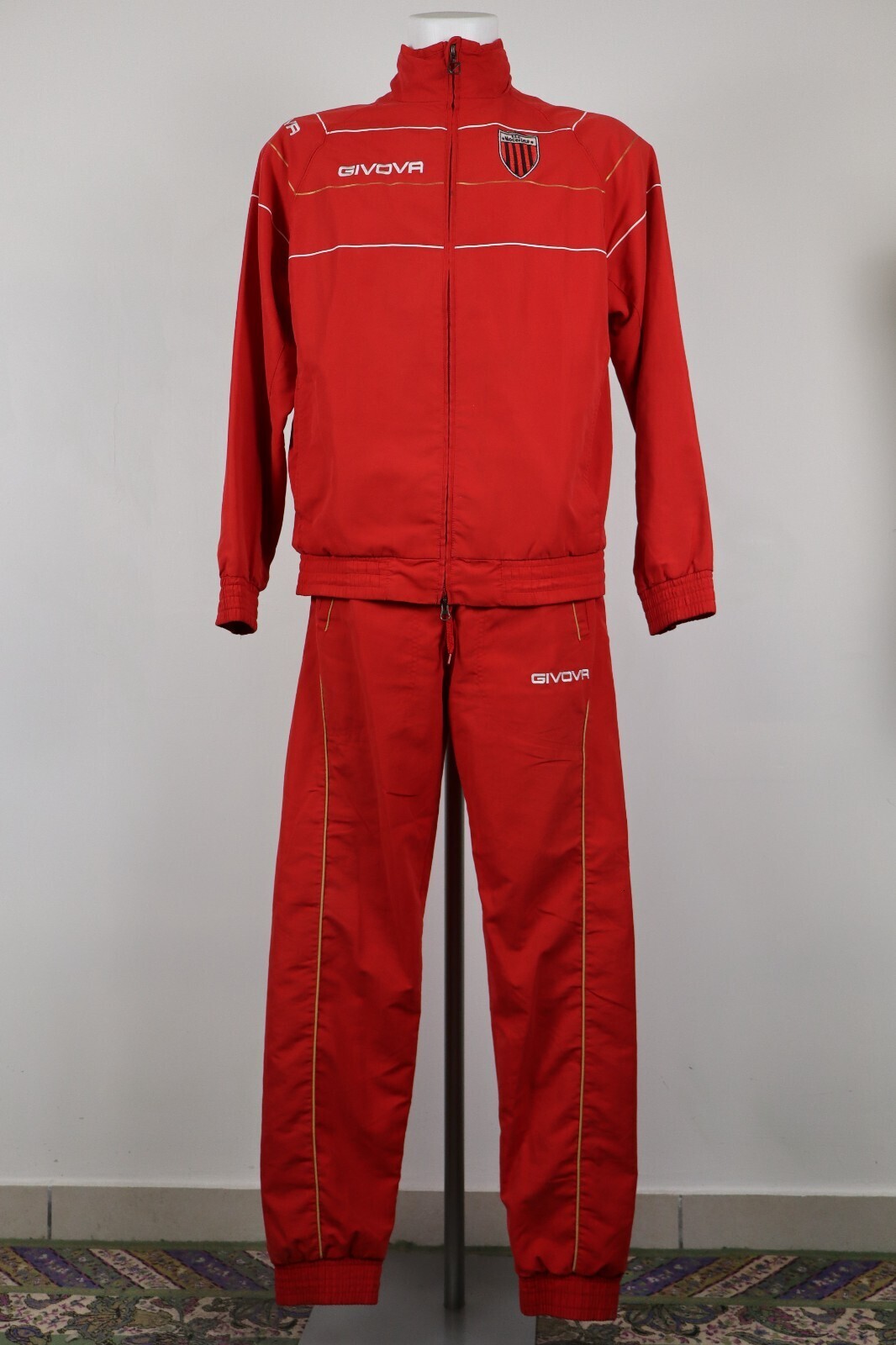 Suit Givova Nocerina Complete Football Man Size M Tracksuit Sport Vintage