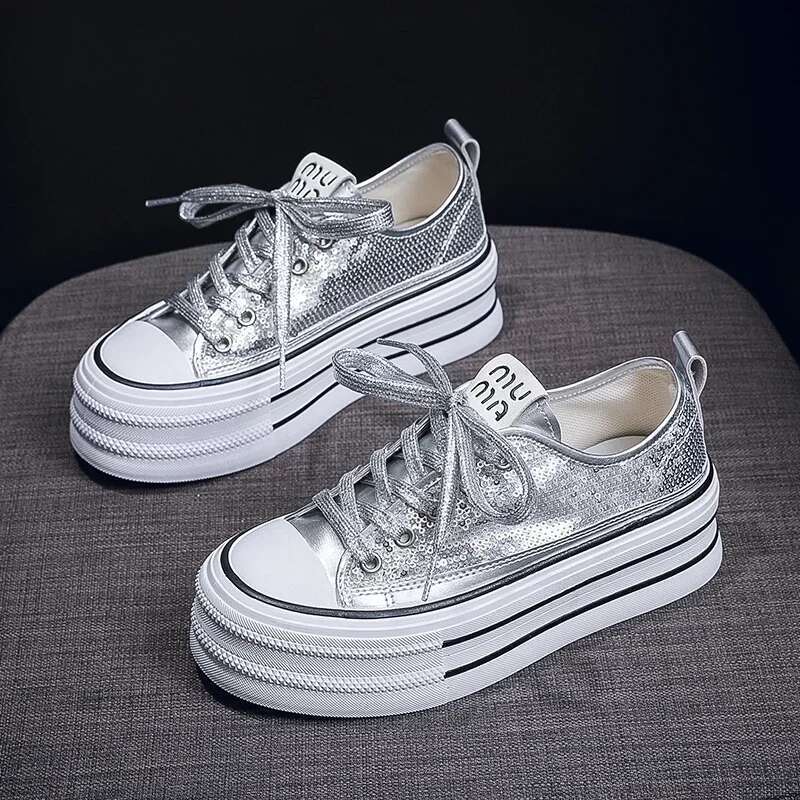 2025 new women's designer fashion sports shoes, height increasing sports travel shoes