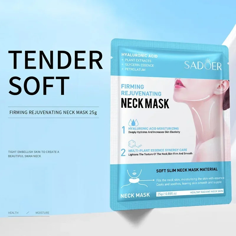 SADOER Hyaluronic Acid Neck Mask Collagen Neck Masks Nourishing Beauty Necks Skin Care 250414