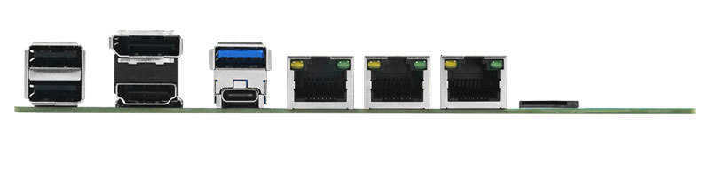 N150 NAS motherboard with exclusive integrated motherboard 12th generation, 6-socket, 10G 100G network card, DDR5, n10 X250602
