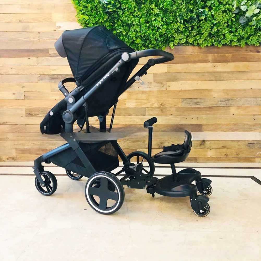 Baby stroller pedal adapter child standing board with seat baby stroller auxiliary trailer footstool pedal accessories X250415