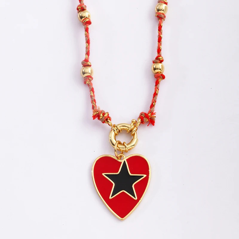 Bohemian style natural cotton rope long knot bead jewelry colorful woven rope sweater talisman party summer beach gift supplies 250408