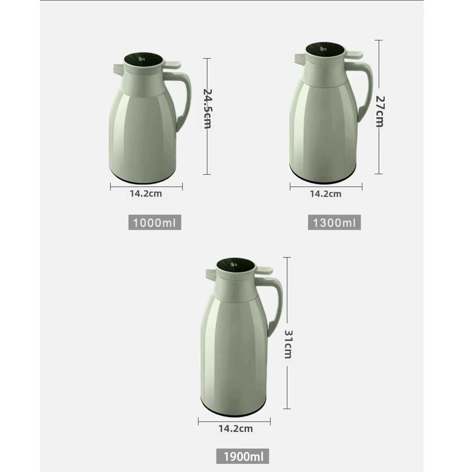 Kitchen Thermal Kettle Household Digital Display Coffee1/13/2L Thermos Glass Liner Vacuum Flasks Large Capacity Water Bottle Y251114