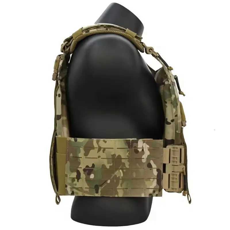 6094 Combat Vest Quick Release Lightweight Laser-Cut Tactical Gear with 1000D Nylon Plate Carrier System XJ251114