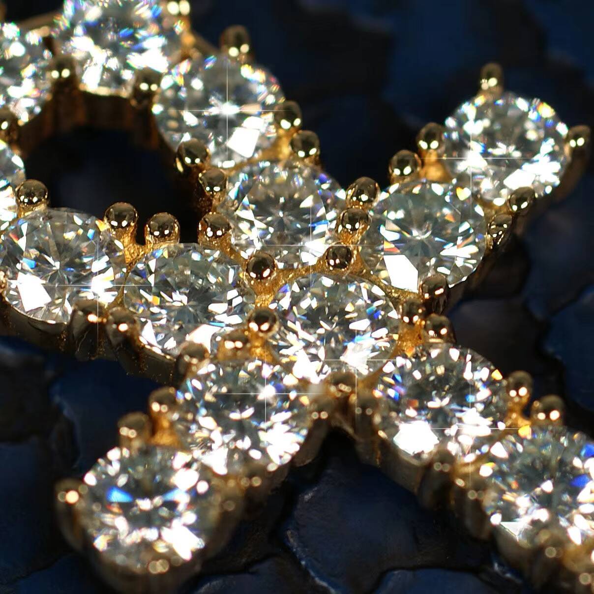 925 Silver Moissanite Cross Pendant Necklace 3mm 4mm 5mm Link Hip Hop Style for Men and Women