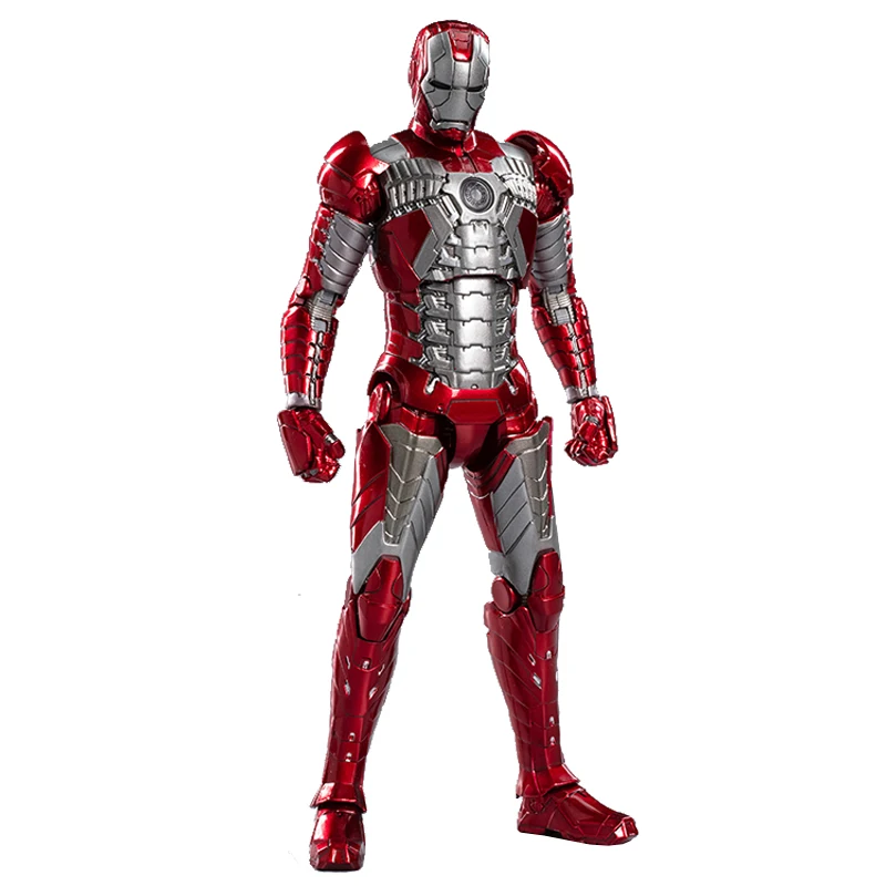 ZD Toys Marvel Official Licensed Iron Man MK5 7Inch Tony Stark Action Figure Avengers 1/10 Scale Collectible Model Kids Gifts Bulk Wholesale