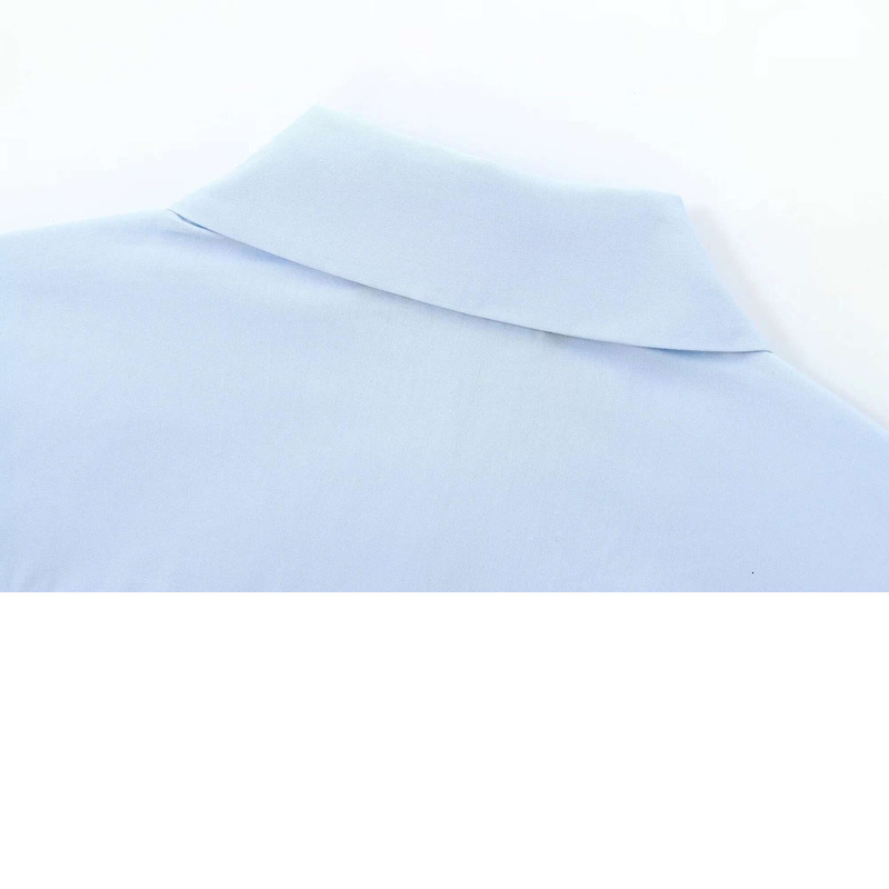 DEEABAE Women's Clothing Offers With Free Shipping Casual Lapel Long Sleeve Jeweled Pop Short Shirt