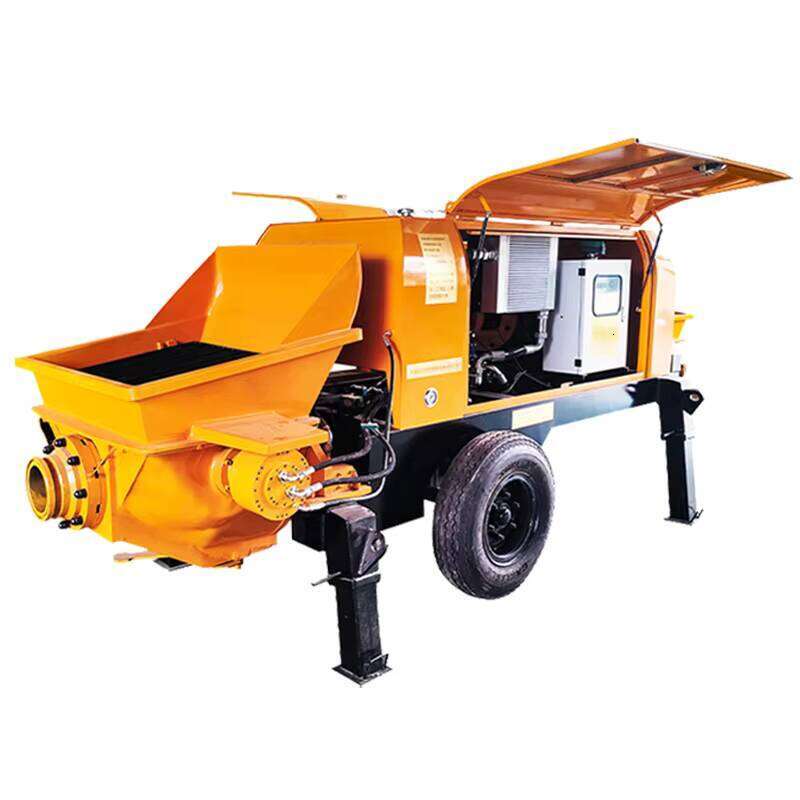 Construction Trailer Concrete Concrete Small Pump Portable Concretes with Mixer and Pump Manufacturers