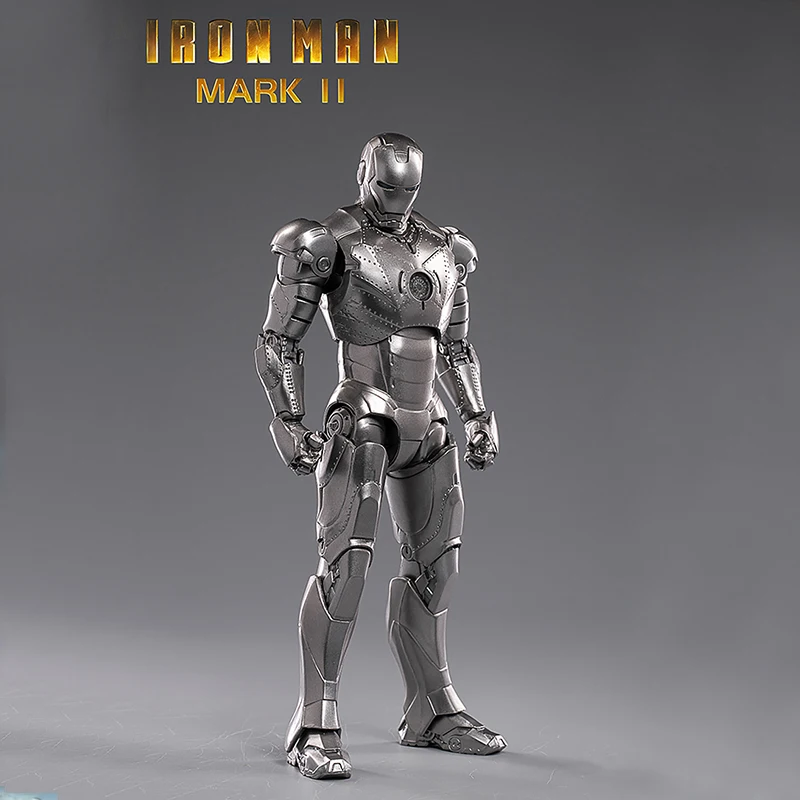ZD Toys Marvel Official Licensed Iron Man MK2 7Inch Tony Stark Action Figure Avengers 1/10 Scale Collectible Model Kids Gifts Bulk Wholesale