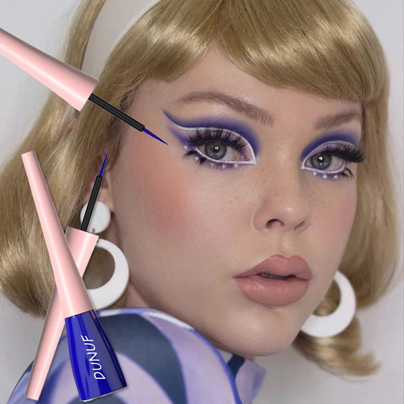 Blue Eye Liner Pen Liquid Eyeliner Pencil Eye Makeup Ultra-thin Long-Lasting Quick-Dry Eye Liner Original Korean Makeup Cosmetic 250414