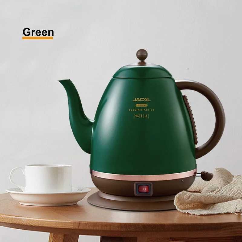 1500ml Electric Kettle Household Quick Boiling Kettle Long Spout Tea Kettle Retro Automatic Thermos Kettle Kitchen Tool 220V Y251114