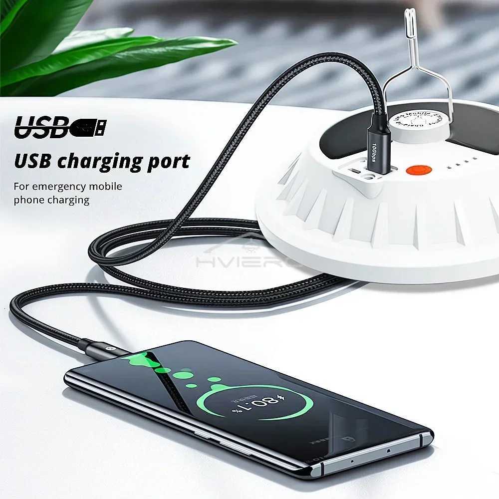 1Pcs Rechargeable LED Bulb Lamp Remote Control Solar Charge Lantern Portable Emergency Night Market Light Outdoor Camping Home M251115