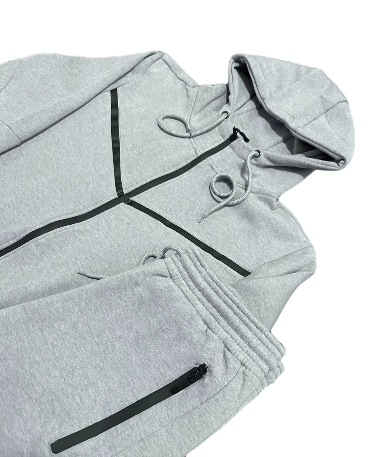 Tech Sweatsuit Men's Fleece Jogger Suit Warm Heavy Material