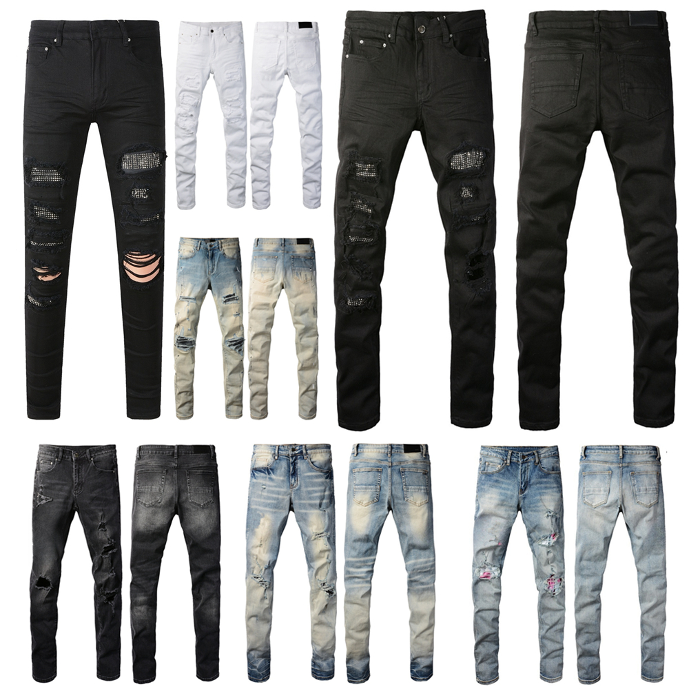 mens designer jeans jeans for men mens jeans european jean hombre mens pants trousers biker embroidery ripped for trend cotton fashion jeans men cargo pants black hip